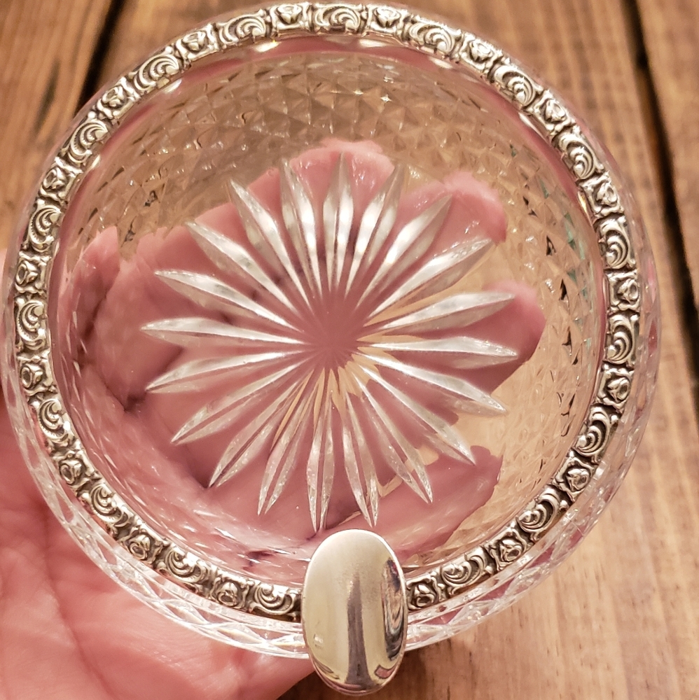 Vintage sterling silver ash tray